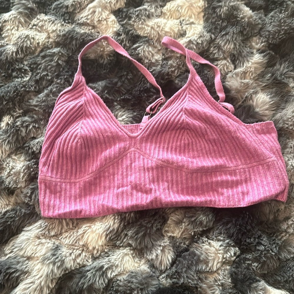 Pink crop top size XXL